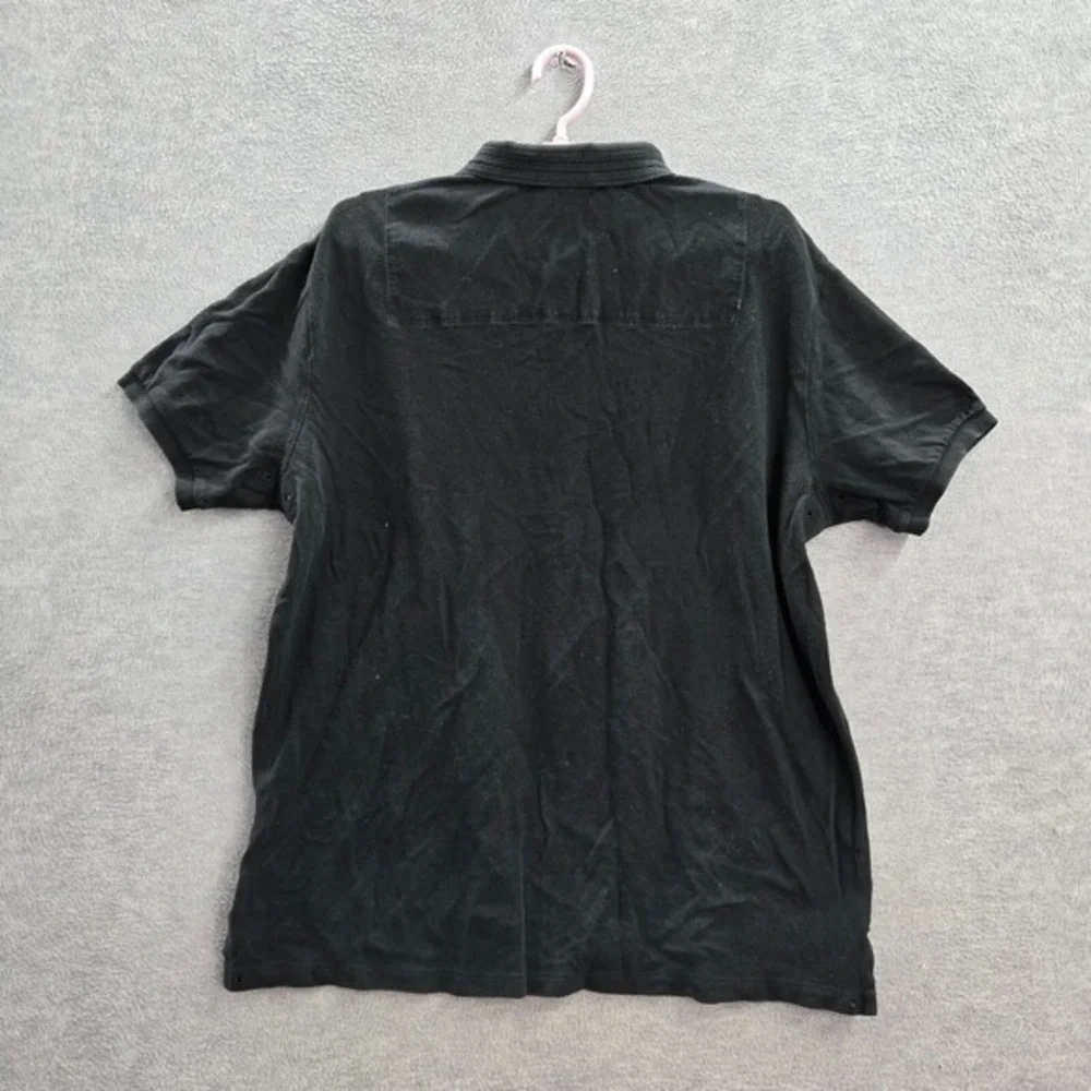 Polo By Ralph Lauren‎ Men Polo XL Black Custom Fit Short Sleeve Logo